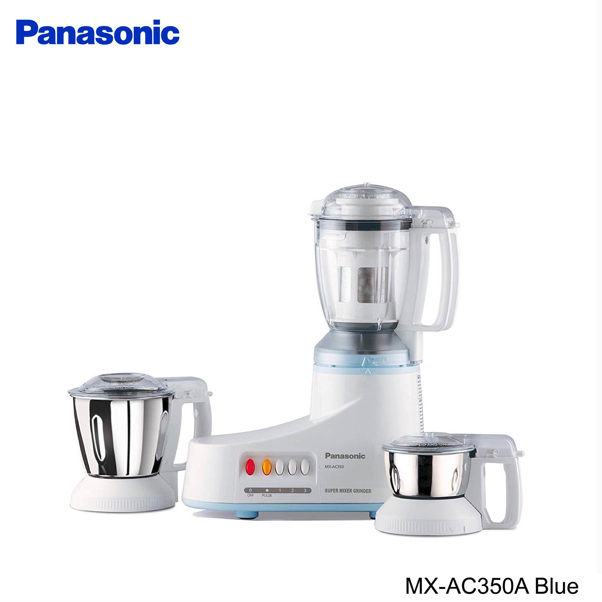 PANASONIC MX-AC350A 550 Watt Super Mixer Grinder With 3 Jars