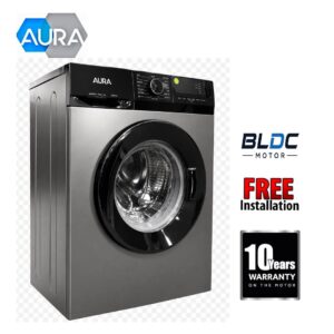 Aura 8 Kg Front Load Washing Machine BLDC Inverter Comet 4.5 kg Free