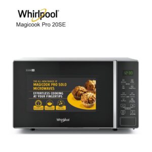 WhirlpooI 20 Litres Solo Microwave With 18 Auto Cook Menus (Magicook Pro 20SE Black)