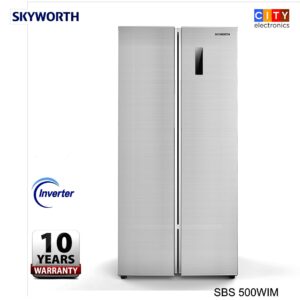 Skyworth SBS 500WIM 473 Litres Side By Side Inverter Refrigerator