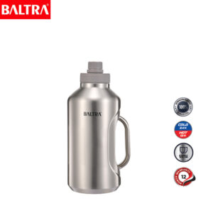 BALTRA Travel Pot | ZYRA | BSL 446 | 1800 ML | Stainless steel double walled vacuum flask | Made with 304-18/8 stainless steel | Keeps content hot for 12 hours and cold for 24 hours