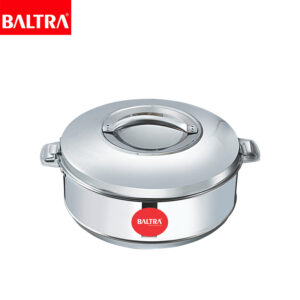 BALTRA | Hot Case | Royal | 1 ltr | Food grade stainless steel casserole | Serving use only | Designed with an inner stainless steel container | Keeps your food hot for long hours