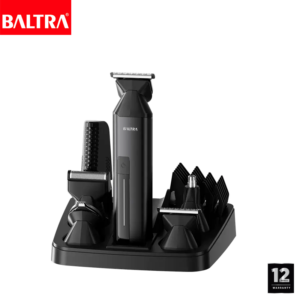 BALTRA Multi Grooming Set | Martin | 1200 mAh lithium battery | One touch ON/OFF | With racking stand | Includes shaver, nose trimmer, T blade & U blade | Type C charging cable | Cold aluminium touch body | Waterproof IPX6 | 12 Month Warranty