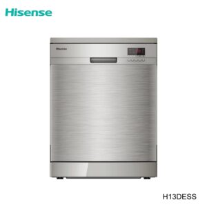 HISENS H13DESS 13 Place Settings Free Standing Dish Washer (Metallic Silver) No Ratings
