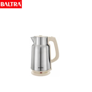 BALTRA Cordless Kettle | Victoria | BC 184 | High grade Stainless Steel Body | Concealed heating element | Boil dry & overheat protection | Cordless 360° base | Energy Saver | Easy to clean body | Capacity : 2000 ml | 1500 W