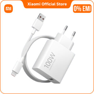 Xiaomi 100W Charging Combo (Type-A) EU | 100W Max high-power smart fast charging | includes a 100cm original cable | Powered by GaN technology
