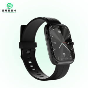 Green vision Fit metallic Smartwatch | 2.04" Super Amoled Display | Bluetooth Calling | IP68 Water Resistance | 100+ Sport mode | Nepali Language | Bluetooth V5.2 | 260mAh Battery Capacity | 15 Days Standby | Black& Sliver Colors| AOD | 1 Year Warranty