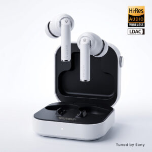 Ultima Aura Earbuds, Hi-Res Audio Certified with Sony LDAC, Multi-Function Rotating Crown with in App Customization, 6 Mic Crystal Clear Audio & Hybrid ANC up to 50 dB, App Support, Multi-Point Connectivity, (10 Mins = 180 Mins Playtime), 3D Audio, Bl 5.4